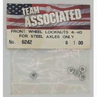 Team Associated Front Wheel Locknuts 4-40
